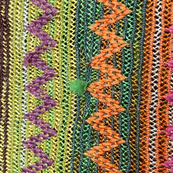 CM Shapes Multicolor Knit Light Cardigan Women Size 5X - Picture 4 of 5